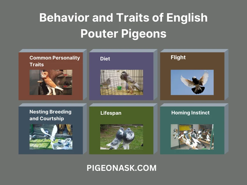 Behavior and Traits of English Pouter Pigeons