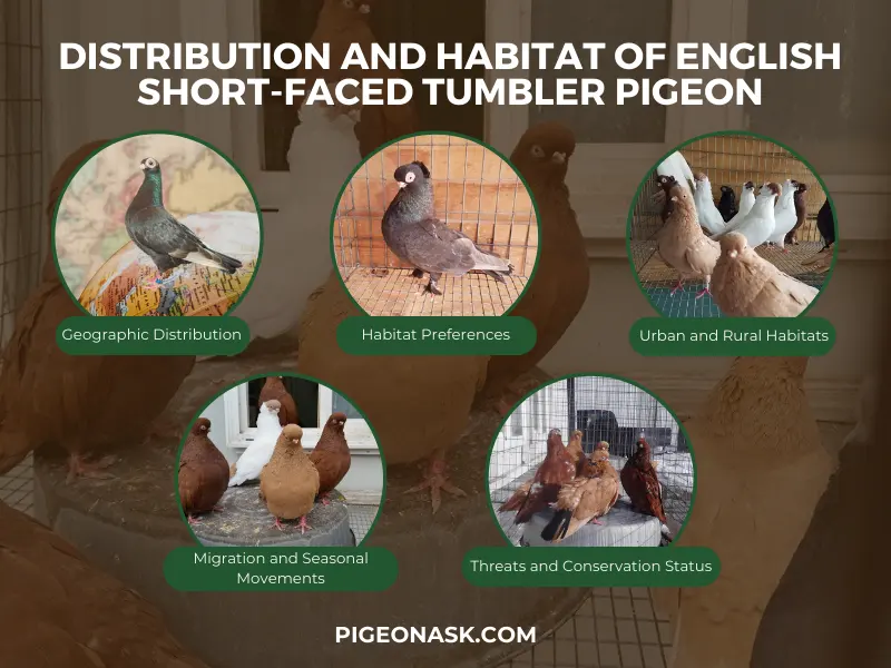 Distribution and Habitat Of English Short-Faced Tumbler Pigeon